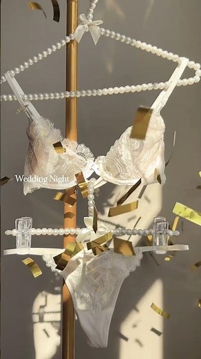 Lace, criss-cross details, and luxe fabric. #victoriassecret #bridal