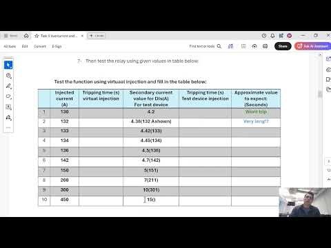 P% Task 5: Overcurrent and logic