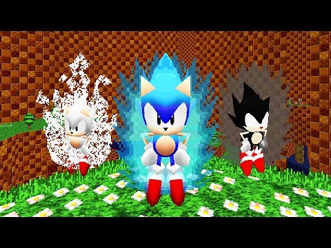 Super Sonic Blue & Other Dragon Ball Super Forms (& other cool things) - Sonic Robo Blast 2 2.2.9