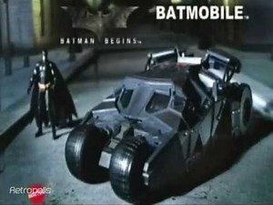 2005 Mattel Batman Begins Batmobile 2 Toy Commercial