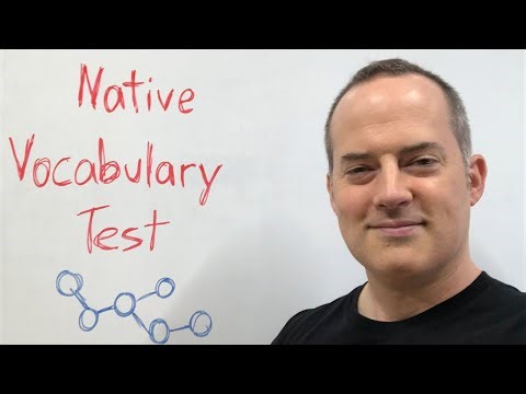Native English Vocabulary Test: How Well Do You Know These Words?