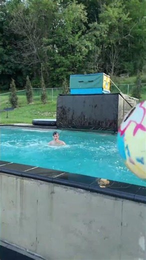 Launching a Ball by Jumping in a Pool || ViralHog