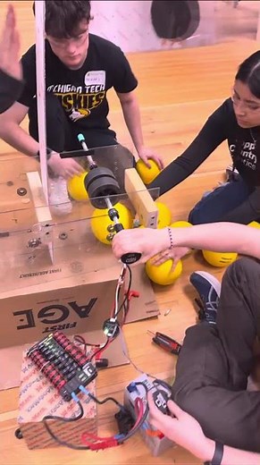 RI3D@MTU | Flywheel Shooter With Hood Prototype #ri3d #firstrobotics