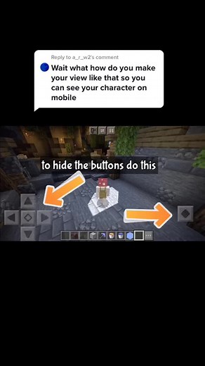 How to Hide Buttons in Minecraft Mobile