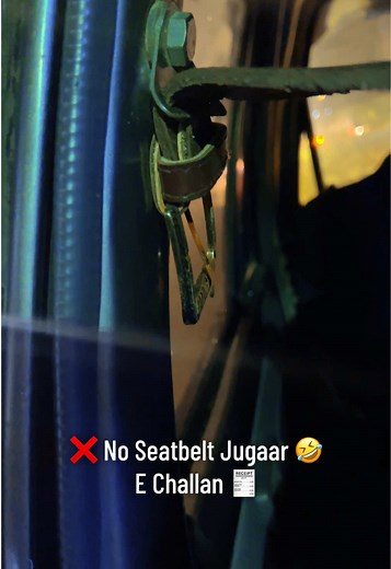 No Seatbelt Jugaar: Hilarious E-Challan Moments