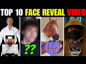 TOP 10 *MOST VIEWED* FACE REVEAL OF MINECRAFT YOUTUBERS 🔥FT ‪@TotalGaming093‬ ‪@GamerFleet‬ ‪@Mythpat‬