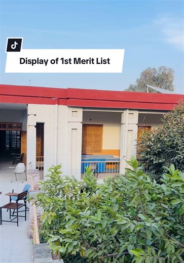 Unfreeze Your Opportunities: 1st Merit List Display