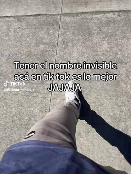 Descubre el nombre invisible en TikTok
