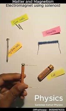 Electromagnet using solenoid