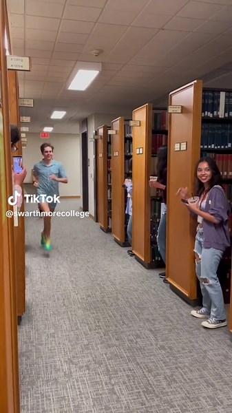 Because nothing says “college achievement” like sprinting for bathroom supplies. 🧻📚 #SwarthmoreCollege #Swarthmore #McCabeMile