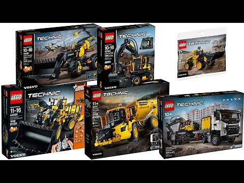 All LEGO Technic Volvo sets 2014 - 2024 Compilation/Collection Speed Build