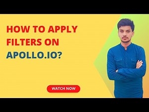 How to apply filter on Apollo io to search leads in 2023 to narrow down leads