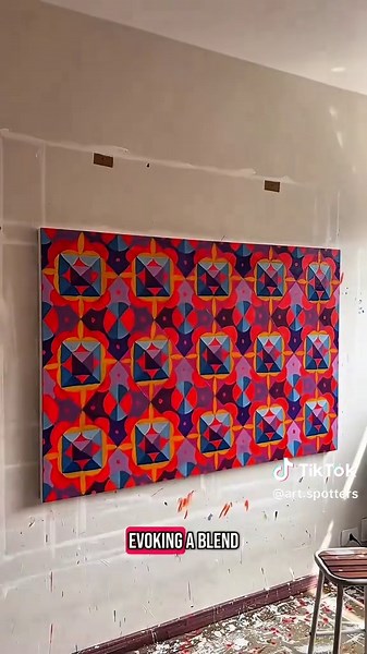 Vibrant Geometric Abstract Art by Laura Ridolfi