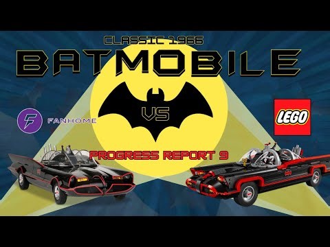 1966 Batmobile Progress Report: Seats, Tail Lights, Console Upgrades | Fanhome vs LEGO (Eps 33–36)