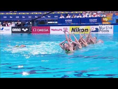 09 2015 World Synchronized Swimming Championships Free combination Preliminary Japan