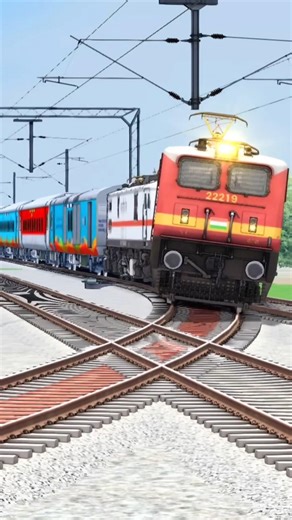 Humsafar Express Derailed TrainOverturned at curve #train #railway #trainsimulator #indianrailways