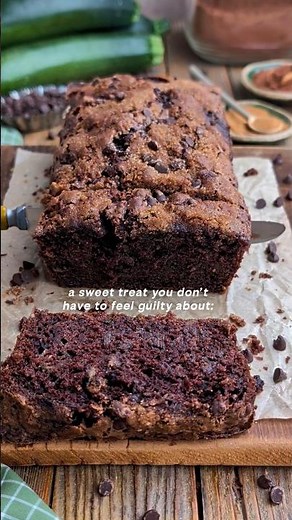 Rich, fudgy double chocolate zucchini bread, it tastes more like cake than veggies! 🍫