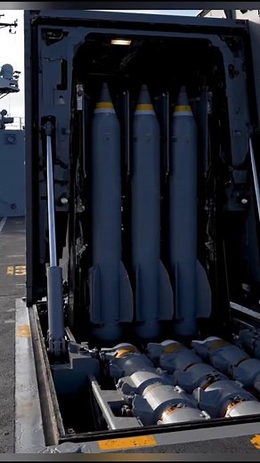 Unfolding 🇺🇸 Mk-41 VLS | #destroyer #military #aircraftcarrier #usnavy #us #veo3 #warship #army #usa