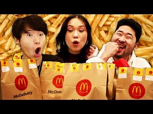 We tried eating everything in the McDonalds Menu....