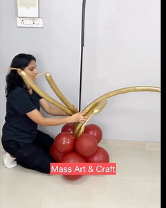 Very unique Balloon decoration ideas for anniversary | MASS Art and Craft