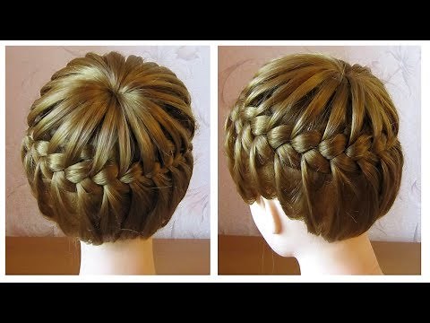 Tuto coiffure tresse serre-tête ♛ Tresse couronne cheveux mi longs ♛ Crown Braid