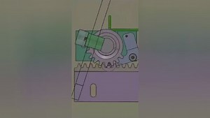旋转锁紧机构，一个动画看明白运行原理！