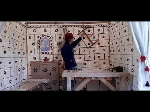 Medieval woodworking demonstration
