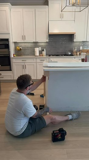 9.9K views · 89 reactions | How my island turned into a whole new kitchen  #diy #homeproject #kitchenmakeover #home #homerenovation | The Varney Family | Facebook
