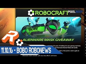 Robocraft - 11.10.16 News - Neue Alienware codes [german]