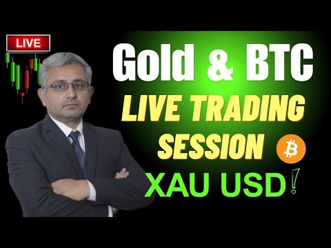 Gold Live Trading Session | XAU USD Analysis Learning with Practical | #gold #btc