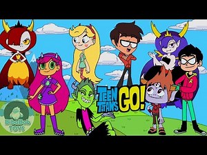 Teen Titans Go! Starfire Transforms Characters AS Star Vs Forces Evil | BibaBob TOYS |