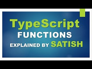 learn TypeScript | Functions | Arrow Functions | Optional Parameters | Rest Parameters In TypeScript