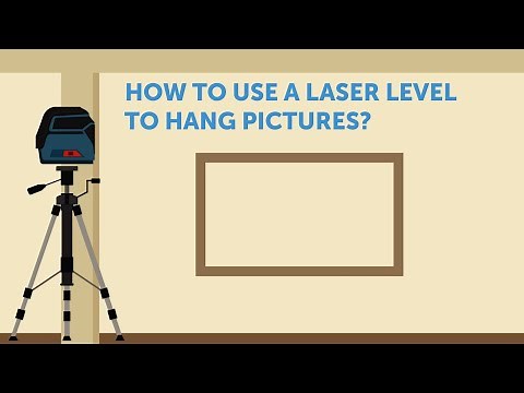 How to Use a Laser Level to Hang Pictures