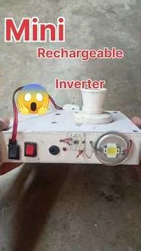 Mini 200w rechargeable automatic inverter 😱🔥 | full automatic inverter #inverter #shorts #viral