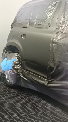Car Painting Process in a Professional Paint Booth