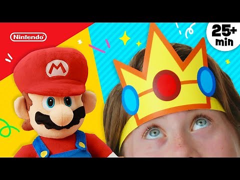 Super Mario DIY Crafts: 5 Fun & Easy Nintendo Paper Crafts 🤩✂️| ‪@playnintendo‬