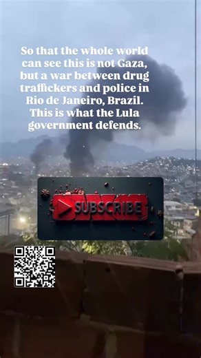 So that the whole world can see this is not Gaza, but a war between drug traffickers and police in Rio de Janeiro, Brazil. This is what the Lula government defends. #brasil #trump | Near Me Home Builders Inc | Facebook