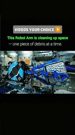 Space Robot Arm Cleans Debris Like a Pro