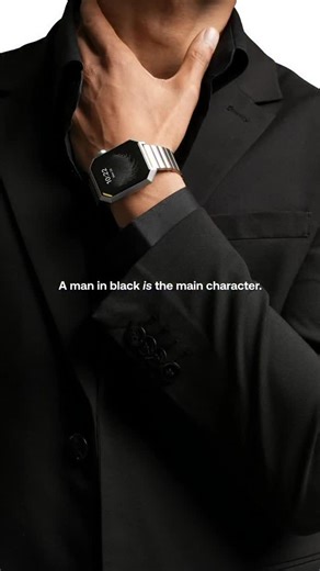 Layers | Something about men in blvck 🖤 #chasechaos #lowkeychaotic #anarc [ anarc smartwatch, Black Friday sale, dark vibe, aesthetic ] | Instagram