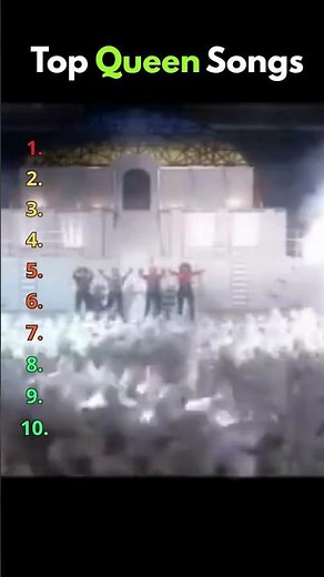 Top 10 Queen Songs #queen #70s #80s #90s #70music #80smusic #90smusic #freddiemercury #rockandroll