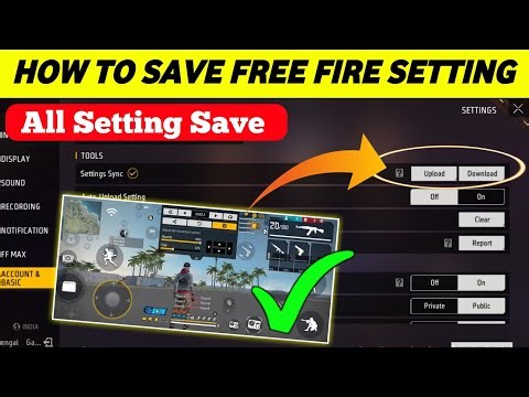 Free Fire Setting Save Kaise Kare | How to Save Setting In Free Fire 2026 | Custom Hud Setting Save