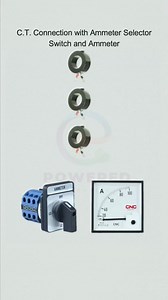Current Transformer (C.T.) connected with Ammeter Selector Switch and #connection #diagram#shorts #viral #converter #shorts #viral #tending #electrician #electrical #electronics #electricity #electricalengineering #electricalwork #reelfb #electricalservices #everyone #reelschallenge #electronicmusic #videos #fbreels23 #fbreels24 #fbreelsvideo #short #poweredbyelectricity | 𝘗𝘰𝘸𝘦𝘳𝘦𝘥 𝘉𝘺 𝘌𝘭𝘦𝘤𝘵𝘳𝘪𝘤𝘪𝘵𝘺