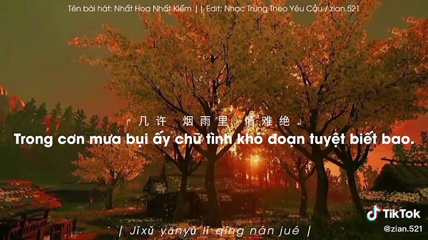 ||.. Quân không thấy rượu, kiếm, hoa, ngựa đều đa tình trong cơn mưa bụi ấy chữ tình khó đoạn tuyệt biết bao...|| #nhathoanhatkiem #一花一剑 #dangthapmaquan #等什么君 #cover #nhactrungtheoyeucau #nhactrung #nhactrungquoc #nhạctrung #nhạctrungquốchay #nhactrungquoctamtrang #nhạctrungquốc #nhaccophong #nhactrunghaynhat #xuhuong #fyp #douyin #zian_520 #zianteam