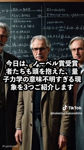 量子力学の意味不明な現象3選