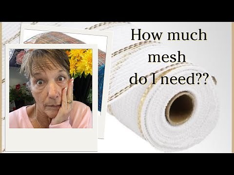 How Much Mesh Do You Need? | Easy Guide to Perfect Wreath Sizes
