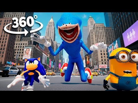 360 VR Giant ShinSonic City Chase 4K