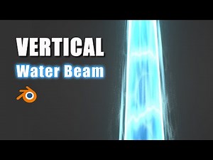 Blender VFX - How i made Artoria's Vertical water beam by using Procedural nodes