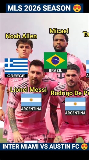 INTER MIAMI 2 - 2 AUSTIN FC | Major League Soccer ( MLS ) 2026 😱 I Nationality 🔥 | Ft. Lionel Messi
