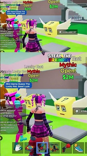 Player Hosted a Mini-Game... and I WON! 🤯 #stealthebrainrot