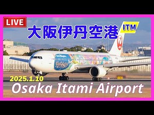 🔴LIVE 伊丹空港 ライブ配信 OSAKA ITAMI Airport 2025 1.10 生中継 ITM/RJOO②